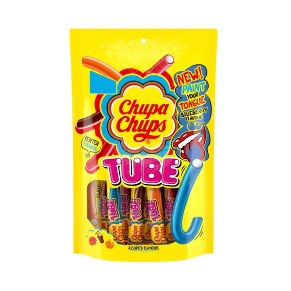 Chupa Chups Tubes Assorted Flavours 15 pcs (90 gm)