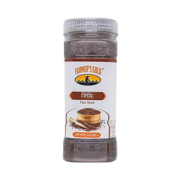 Farmer's Gold Flax Seeds (Tisi Bij) (120 gm)