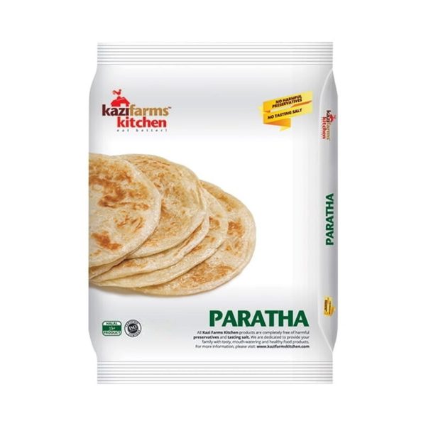 Kazi Farms Kitchen Plain Paratha Family 1300 gm (20 pcs)