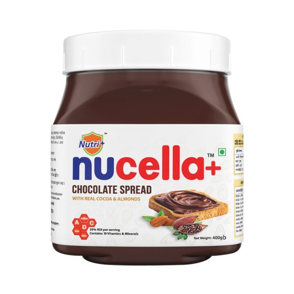Nucella+ Chocolate Bread Spread Cocoa & Almond (400 gm)