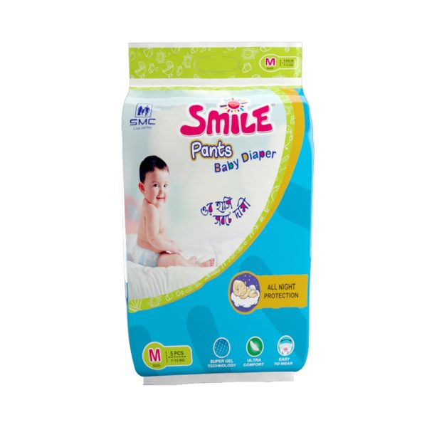 SMC Smile Baby Diaper Pants M (7-12 kg) (5 pcs)